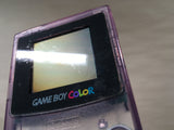 LG6532 With Defects - GameBoy Color Clear Purple Console Nintendo Japan