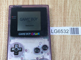LG6532 With Defects - GameBoy Color Clear Purple Console Nintendo Japan