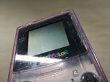 LG6533 With Defects - GameBoy Color Clear Purple Console Nintendo Japan