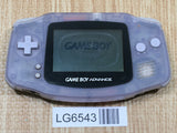 LG6543 With Defects - GameBoy Advance Milky Blue Console Nintendo Japan
