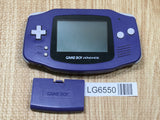 LG6550 Not Working - GameBoy Advance Violet Console Nintendo Japan