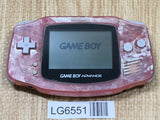 LG6551 With Defects - GameBoy Advance Milky Pink Console Nintendo Japan