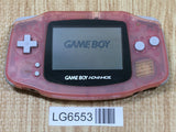 LG6553 With Defects - GameBoy Advance Milky Pink Console Nintendo Japan