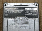 LG6556 With Defects - GameBoy Advance SP Platinum Silver Console Nintendo Japan