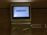 LG6556 With Defects - GameBoy Advance SP Platinum Silver Console Nintendo Japan