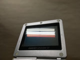 LG6556 With Defects - GameBoy Advance SP Platinum Silver Console Nintendo Japan