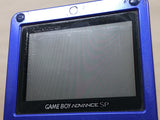 LG6559 Tested Working - GameBoy Advance SP Azurite Blue Console Nintendo Japan