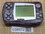 LG6572 With Defects - Wonder Swan Skeleton Purple Console Japan