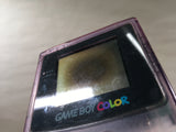 LG6596 With Defects - GameBoy Color Clear Purple Console Nintendo Japan
