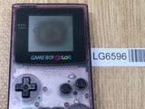 LG6596 With Defects - GameBoy Color Clear Purple Console Nintendo Japan