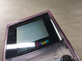LG6597 Tested Working - GameBoy Color Clear Purple Console Nintendo Japan