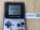 LG6597 Tested Working - GameBoy Color Clear Purple Console Nintendo Japan
