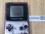 LG6598 With Defects - GameBoy Color Clear Purple Console Nintendo Japan
