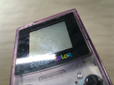 LG6599 With Defects - GameBoy Color Clear Purple Console Nintendo Japan