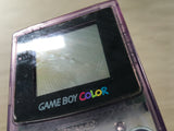 LG6599 With Defects - GameBoy Color Clear Purple Console Nintendo Japan