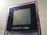 LG6599 With Defects - GameBoy Color Clear Purple Console Nintendo Japan