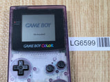 LG6599 With Defects - GameBoy Color Clear Purple Console Nintendo Japan