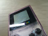 LG6601 With Defects - GameBoy Color Clear Purple Console Nintendo Japan