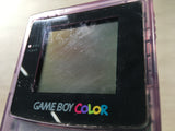 LG6601 With Defects - GameBoy Color Clear Purple Console Nintendo Japan