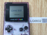 LG6602 With Defects - GameBoy Color Clear Purple Console Nintendo Japan