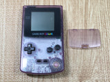 LG6602 With Defects - GameBoy Color Clear Purple Console Nintendo Japan