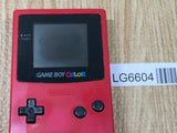 LG6604 With Defects - GameBoy Color Red Console Nintendo Japan
