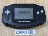 LG6631 With Defects - GameBoy Advance Black Console Nintendo Japan