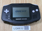 LG6632 With Defects - GameBoy Advance Black Console Nintendo Japan