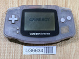 LG6634 With Defects - GameBoy Advance Milky Blue Console Nintendo Japan