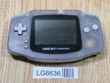 LG6636 With Defects - GameBoy Advance Milky Blue Console Nintendo Japan