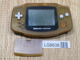 LG6638 Not Working - GameBoy Advance Milky Blue Console Nintendo Japan