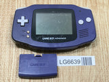 LG6639 Not Working - GameBoy Advance Violet Console Nintendo Japan