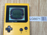 LG6671 With Defects - GameBoy Pocket Yellow Console Nintendo Japan