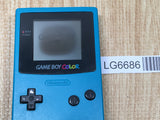 LG6686 With Defects - GameBoy Color Blue Console Nintendo Japan