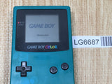 LG6687 Tested Working - GameBoy Color Blue Console Nintendo Japan