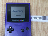 LG6698 With Defects - GameBoy Color Purple Console Nintendo Japan