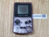 LG6699 Not Working - GameBoy Color Clear Purple Console Nintendo Japan