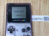 LG6701 With Defects - GameBoy Color Clear Purple Console Nintendo Japan