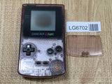 LG6702 Not Working - GameBoy Color Clear Purple Console Nintendo Japan