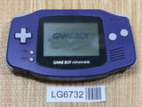 LG6732 With Defects - GameBoy Advance Violet Console Nintendo Japan