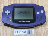 LG6734 With Defects - GameBoy Advance Violet Console Nintendo Japan
