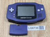 LG6736 Not Working - GameBoy Advance Violet Console Nintendo Japan