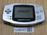 LG6741 With Defects - GameBoy Advance Silver Console Nintendo Japan