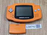 LG6742 Not Working - GameBoy Advance Orange Console Nintendo Japan