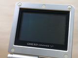 LG6756 With Defects - GameBoy Advance SP Platinum Silver Console Nintendo Japan