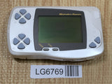 LG6769 With Defects - Wonder Swan Pearl White Console Japan