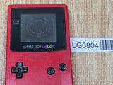 LG6804 With Defects - GameBoy Color Red Console Nintendo Japan