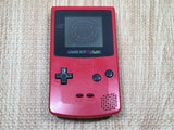 LG6804 With Defects - GameBoy Color Red Console Nintendo Japan