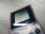 LG6809 Not Working - GameBoy Color Clear Purple Console Nintendo Japan