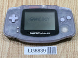 LG6839 With Defects - GameBoy Advance Milky Blue Console Nintendo Japan